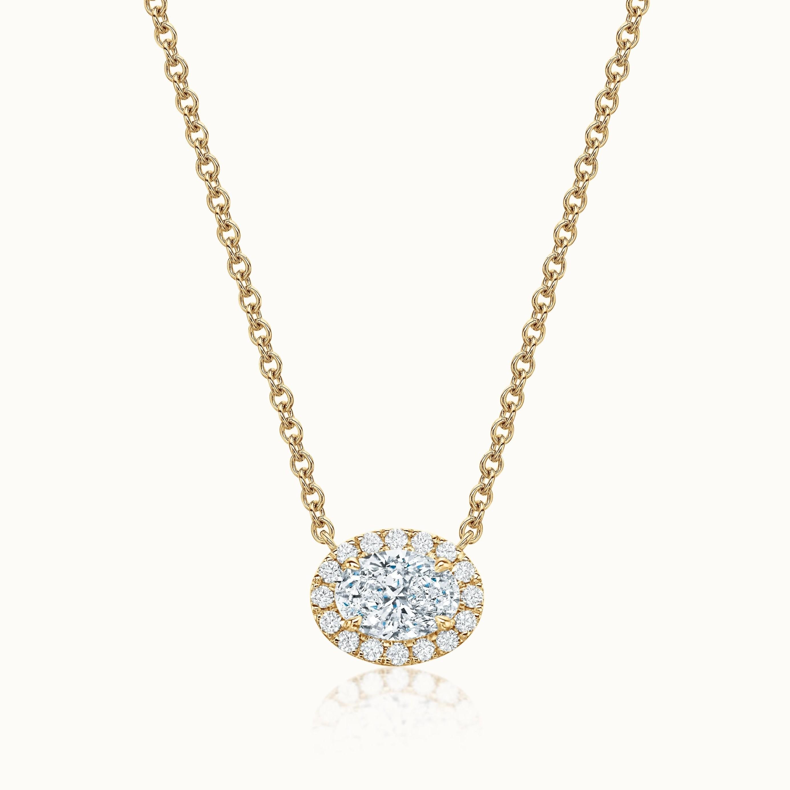 Kate Necklace Oval Diamond