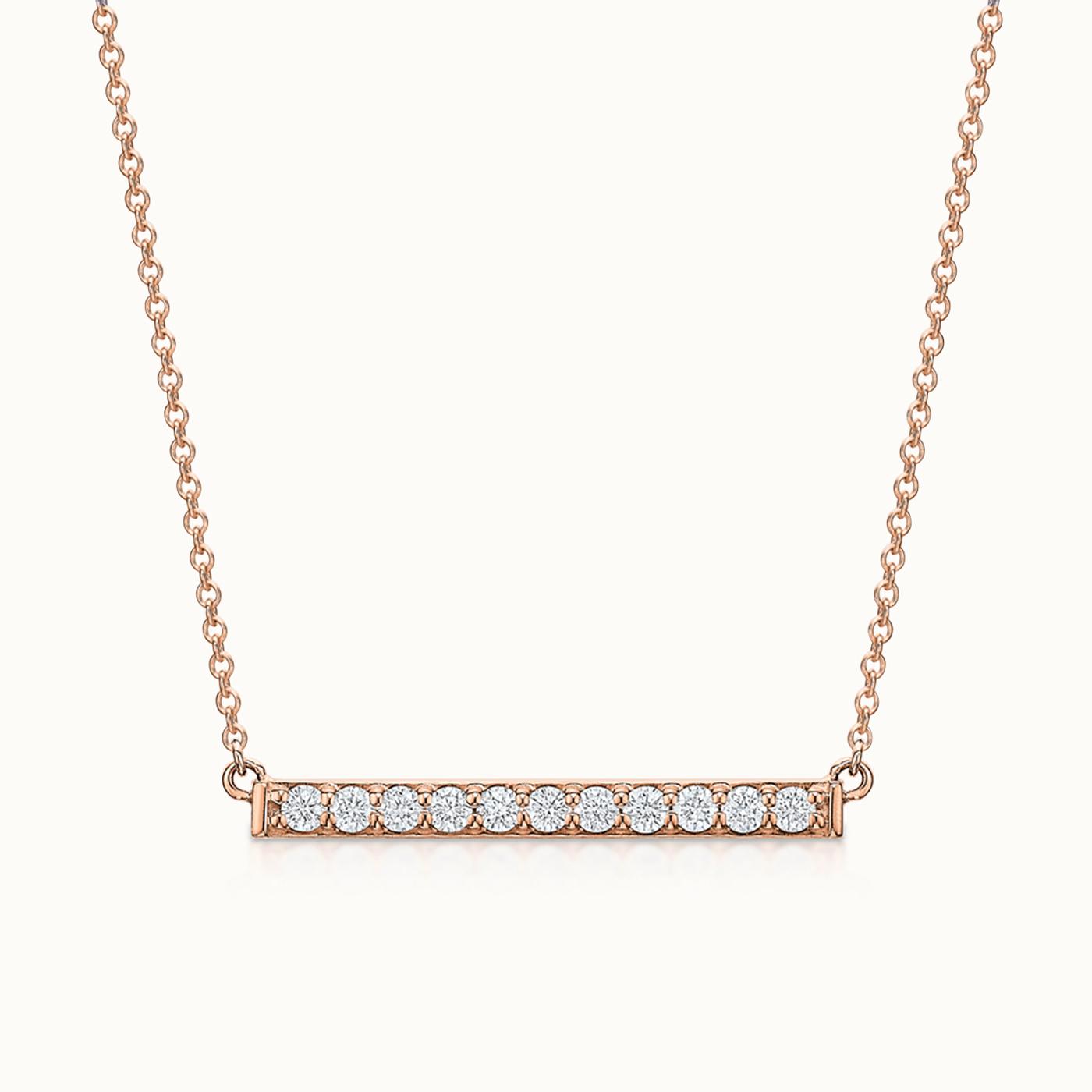 Diamond Bar Necklace
