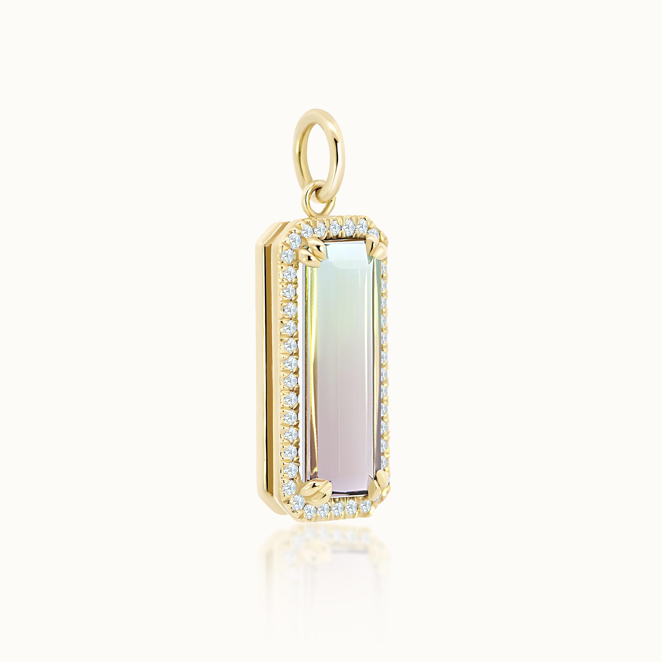 Taylor Emerald Cut Watermelon Tourmaline