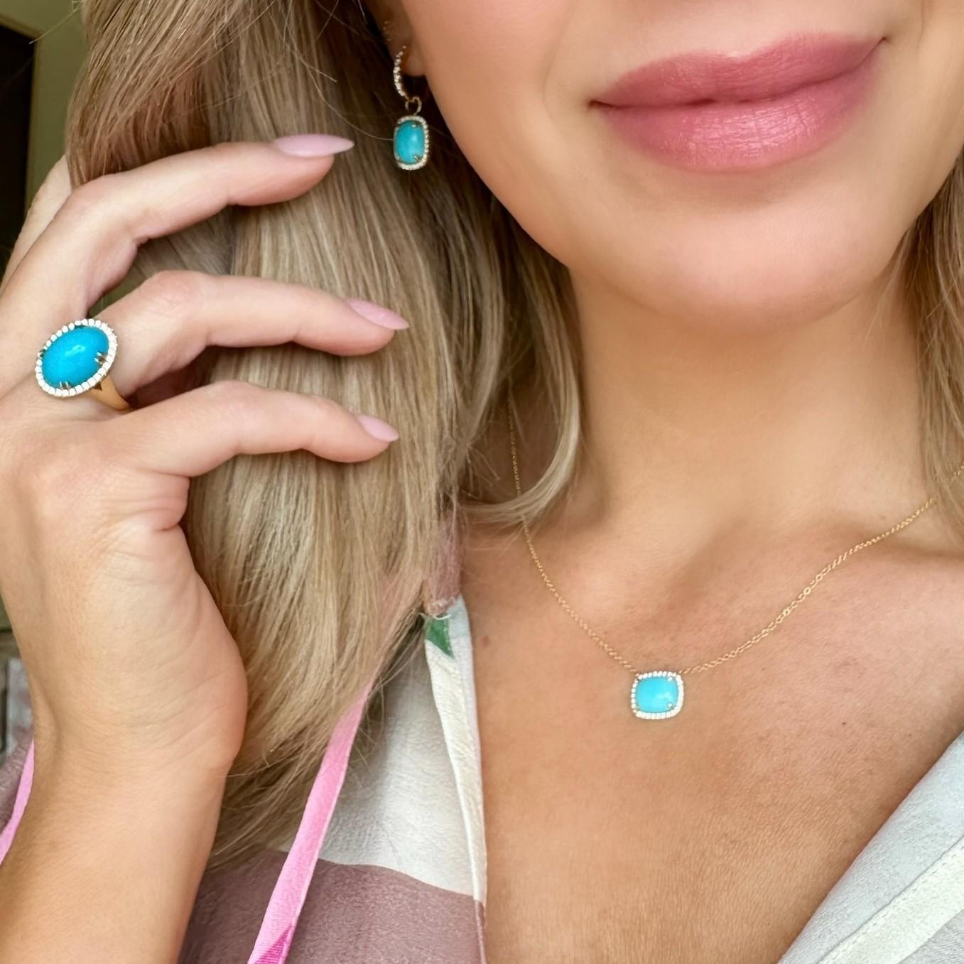 Taylor Turquoise Necklace Cushion