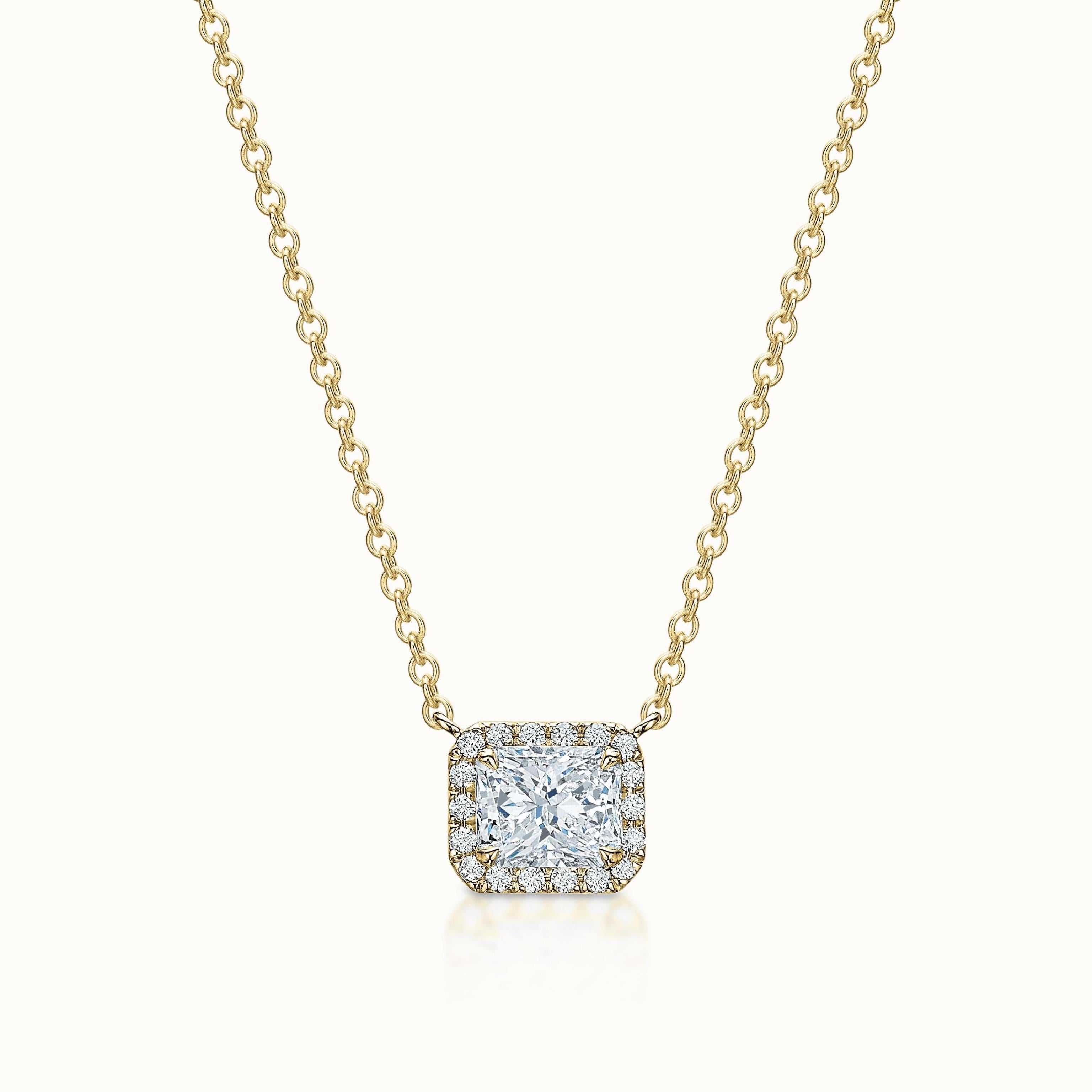 Kate Necklace Radiant Cut Diamond