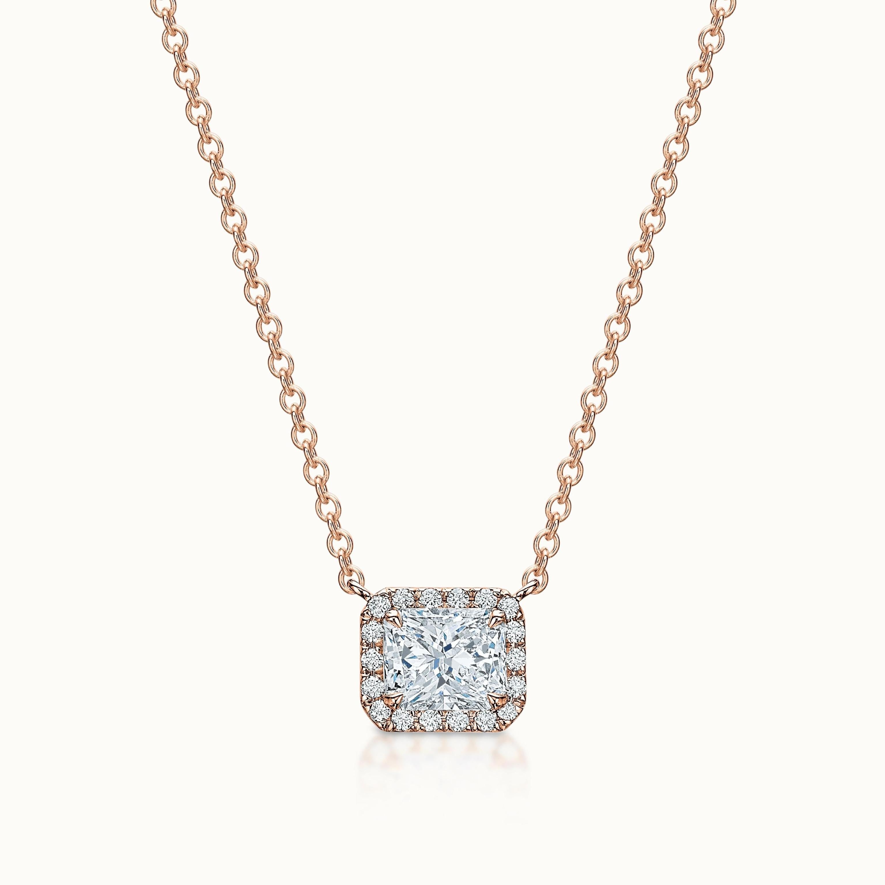Kate Necklace Radiant Cut Diamond