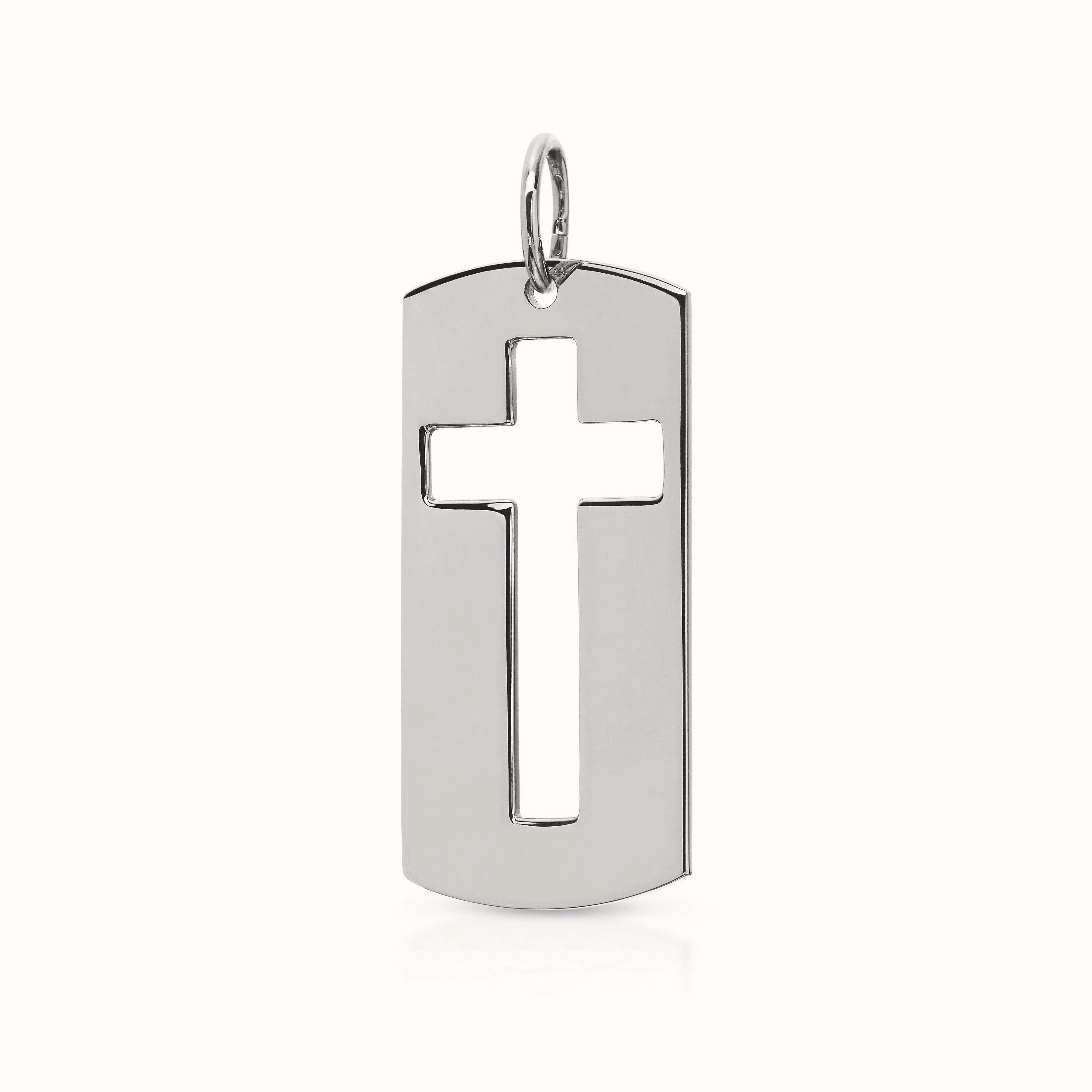 Signature Cross Tag Necklace