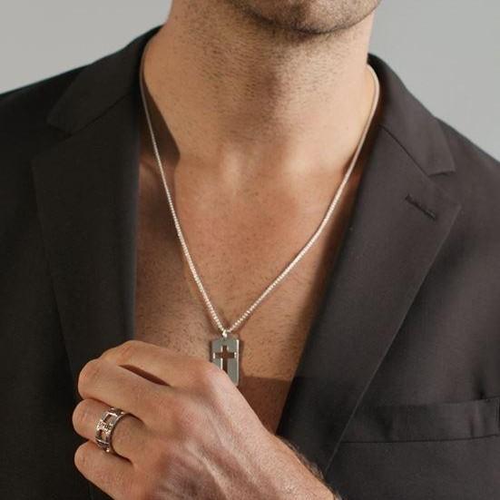 Signature Cross Tag Necklace