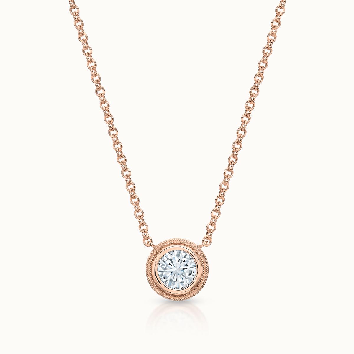 Signature Round Diamond Necklace
