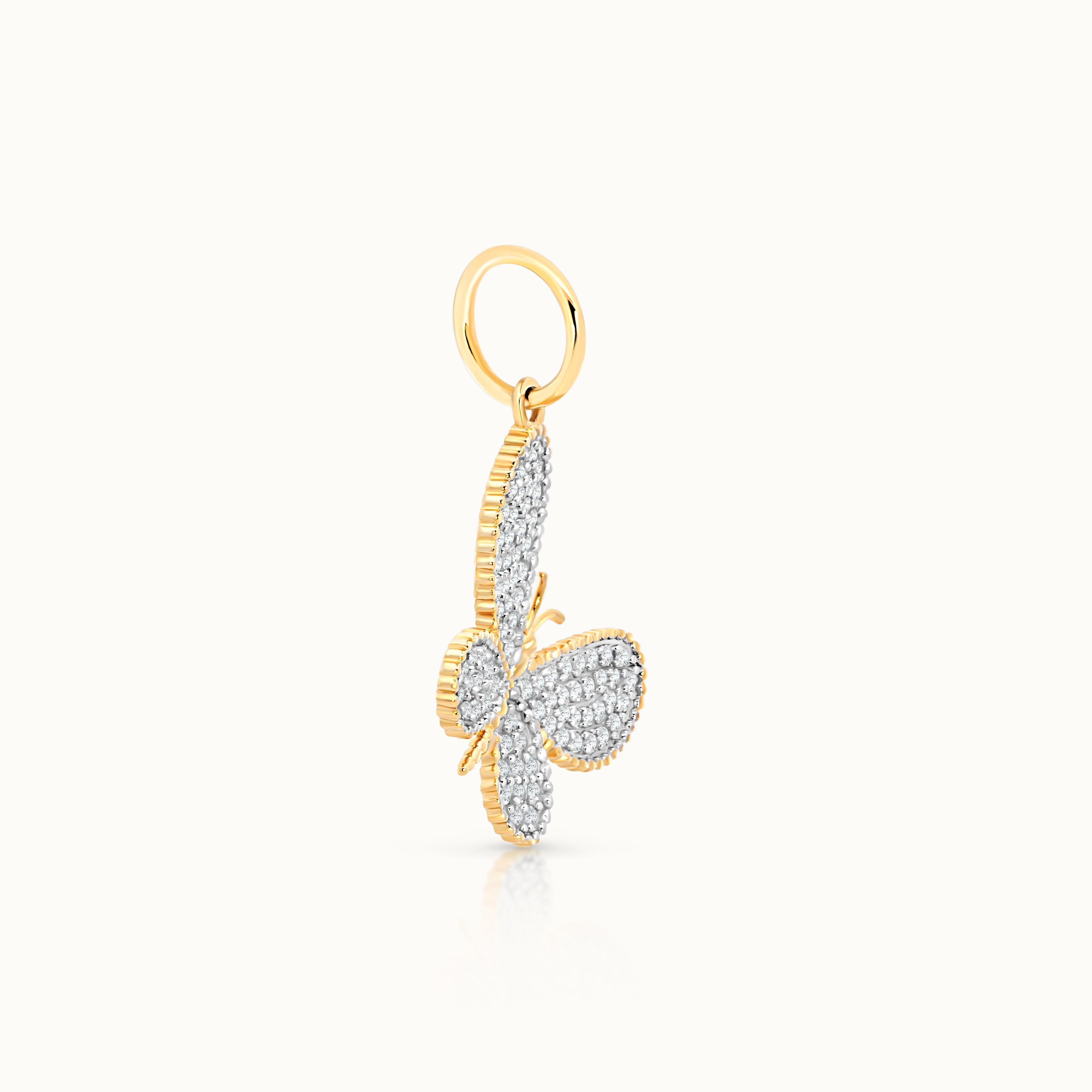Butteryfly Pave Pendant
