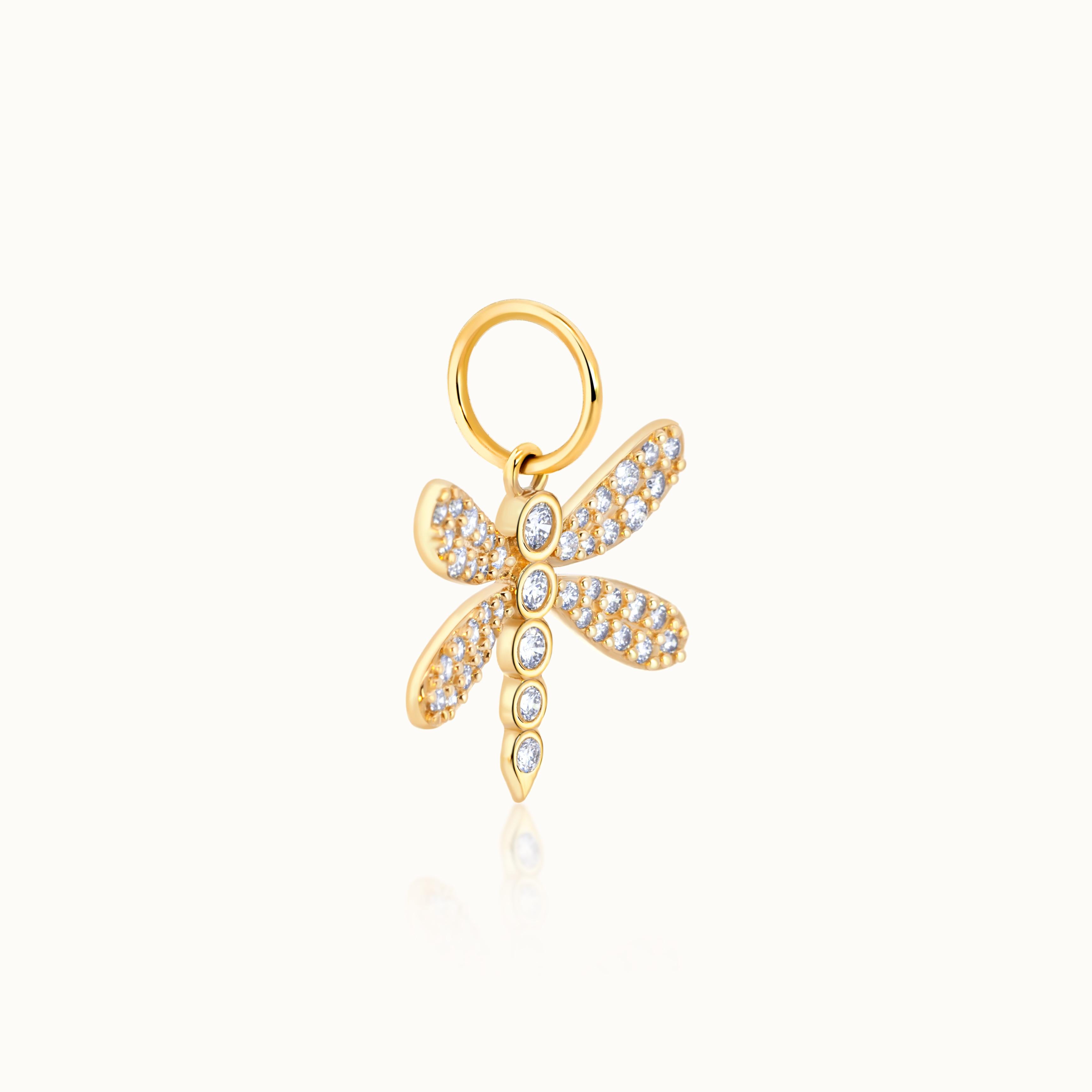 Dragonfly Pave Pendant