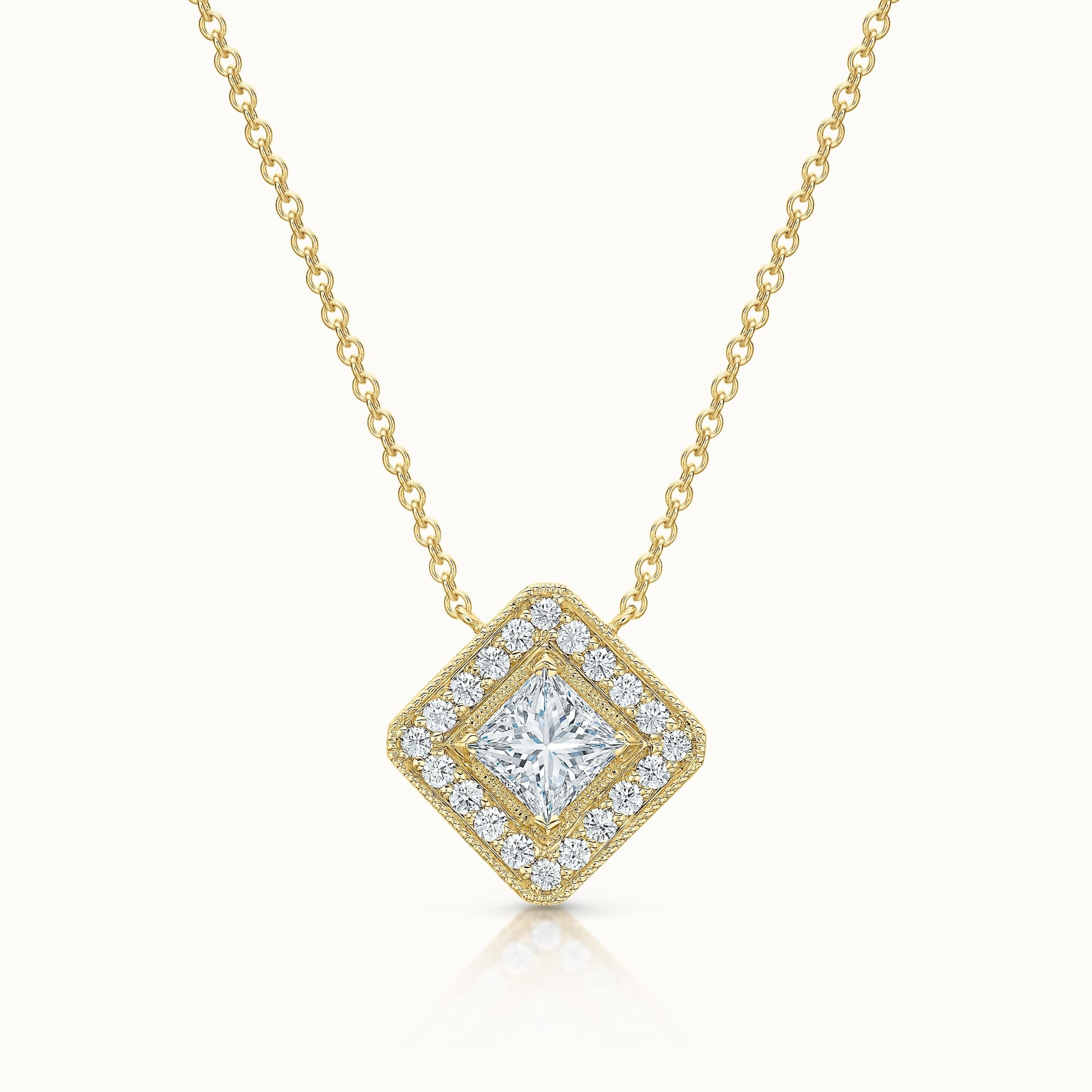 Holly Necklace Princess Diamond