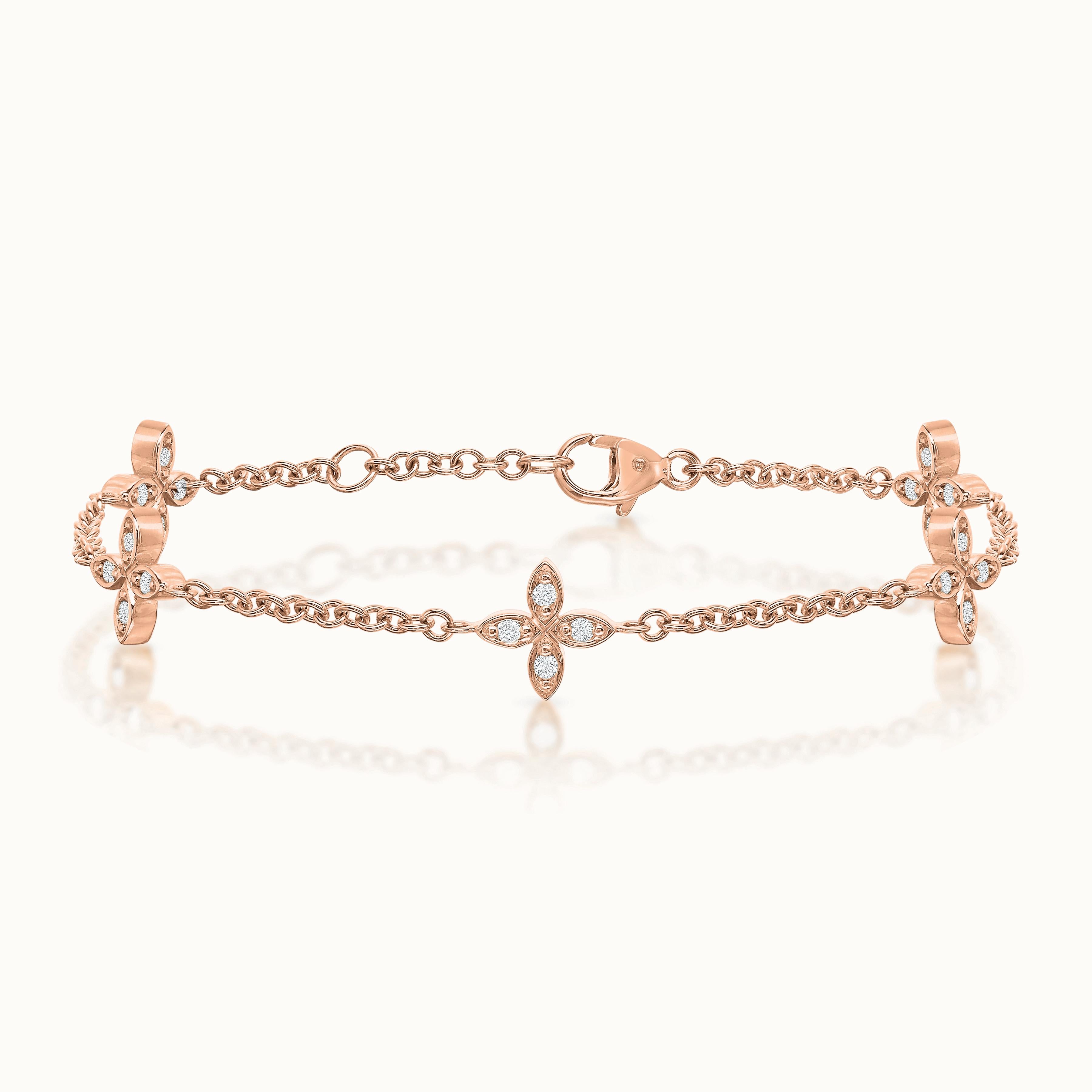 Sophia Floral Motif Bracelet