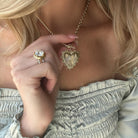 Love Fluted Heart Pendant