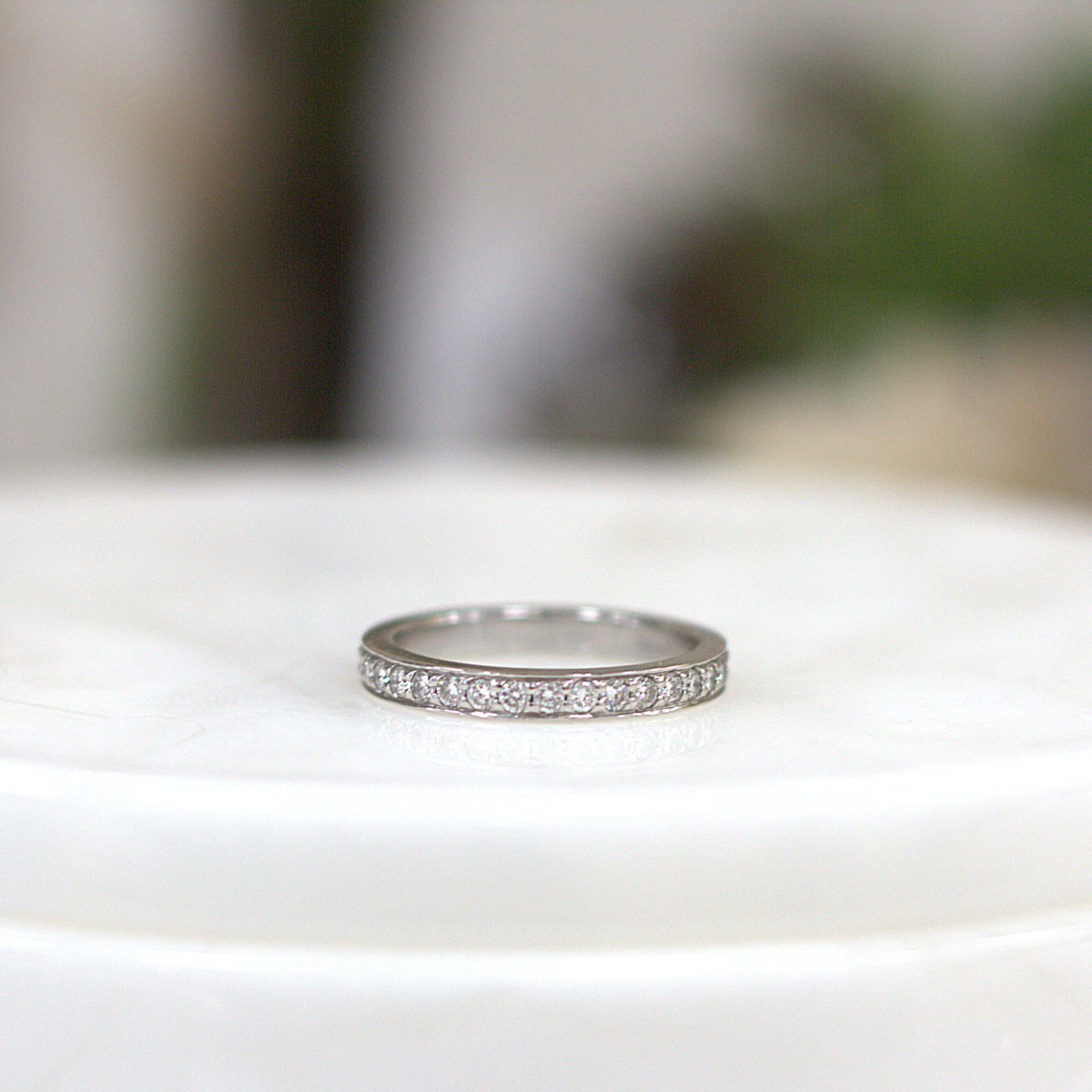 ESTATE Bead & Bright Set Eternity Ring