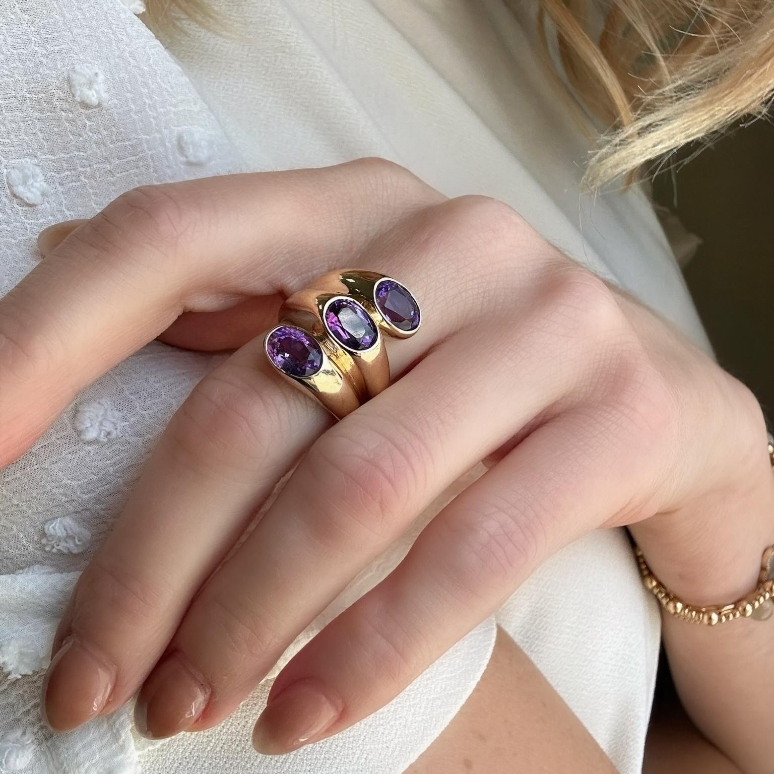 ESTATE Amethyst Wrap Ring
