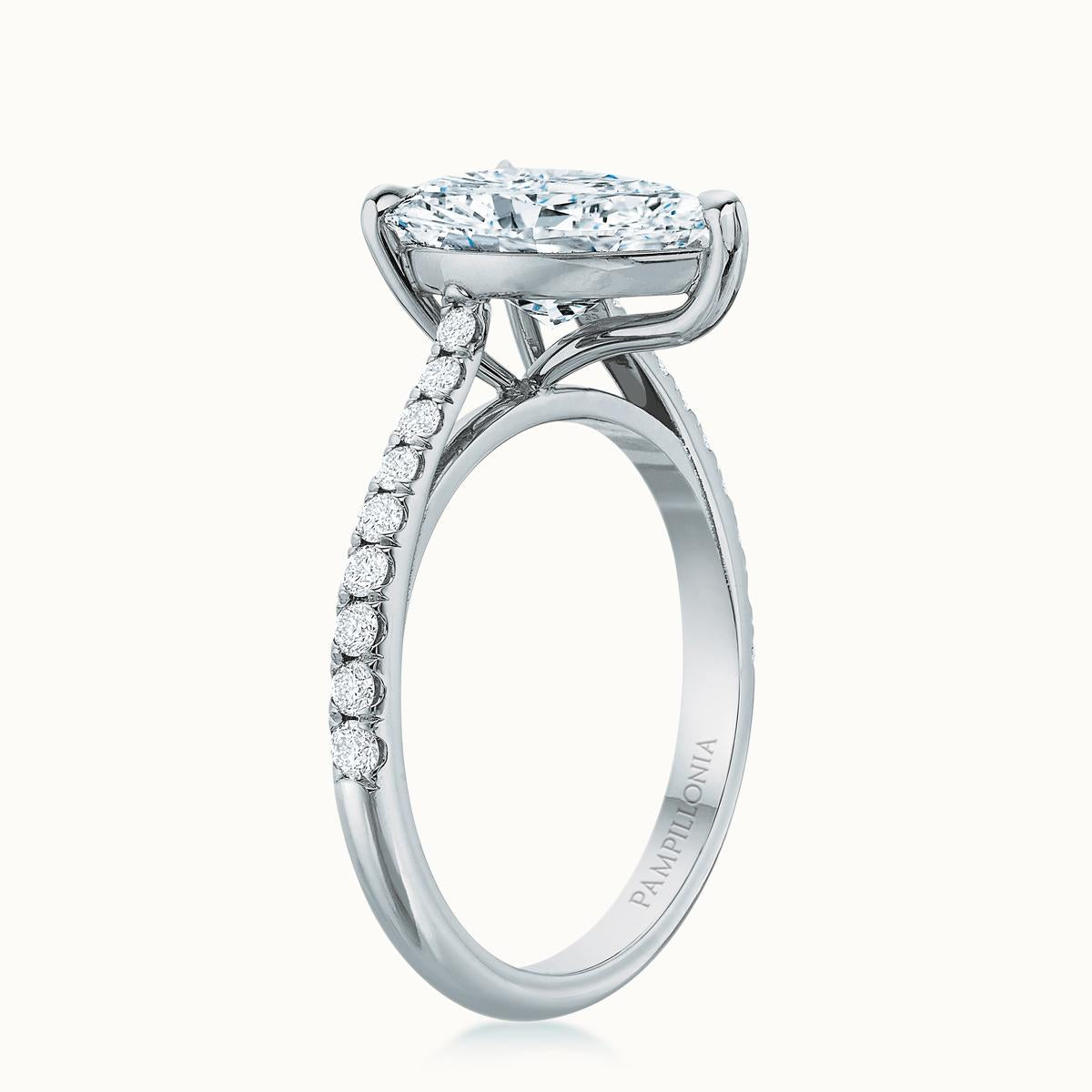 profile product image of Lennon Platinum Pear Diamond Solitaire Ring