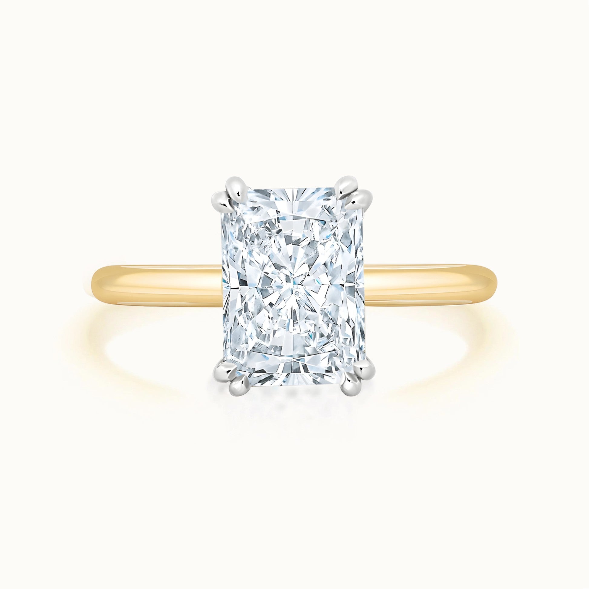 18k Yellow Gold Lennon Radiant Diamond Solitaire product image