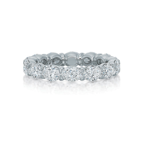 Savannah East & West Oval Diamond Eternity Band