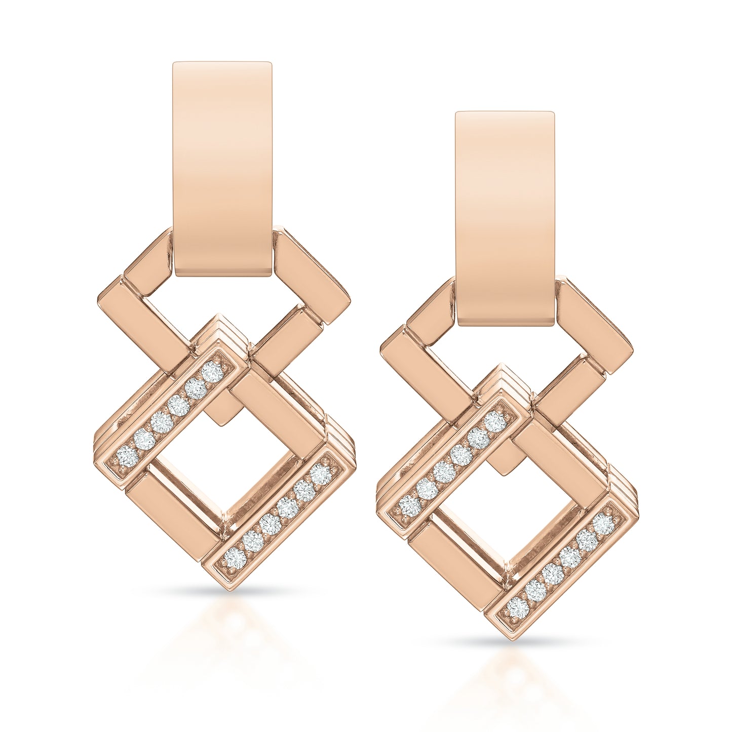 Sloane Angled Interlocking Earring Charms