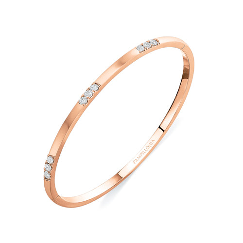 Lennon Trio Diamond Semi Eternity Bangle