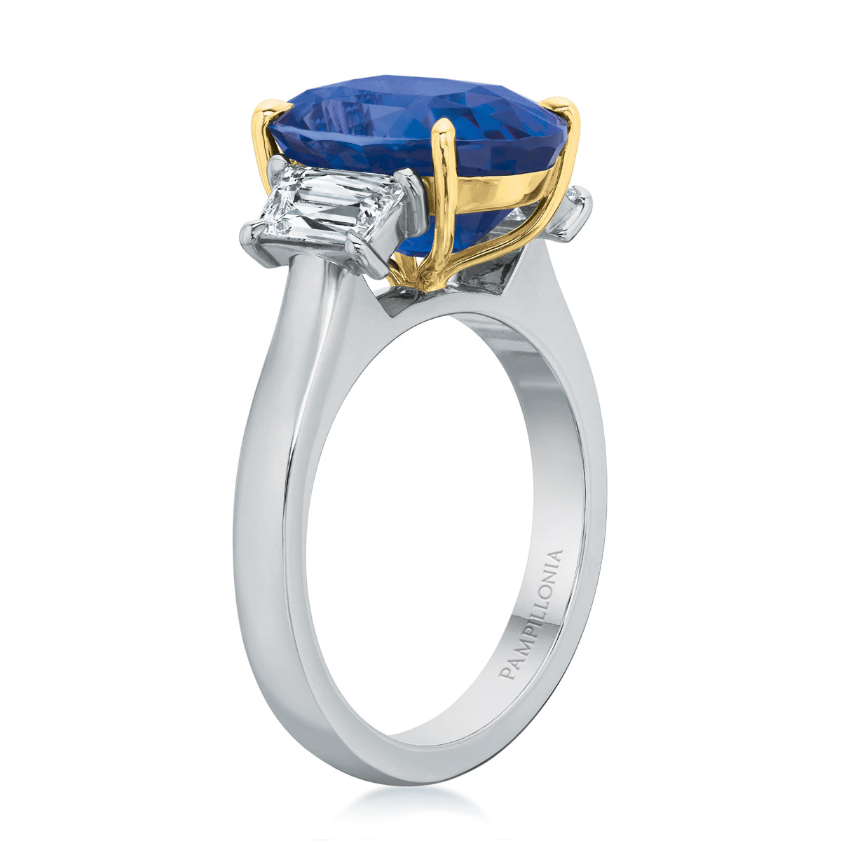 Lennon Sapphire Three Stone Ring