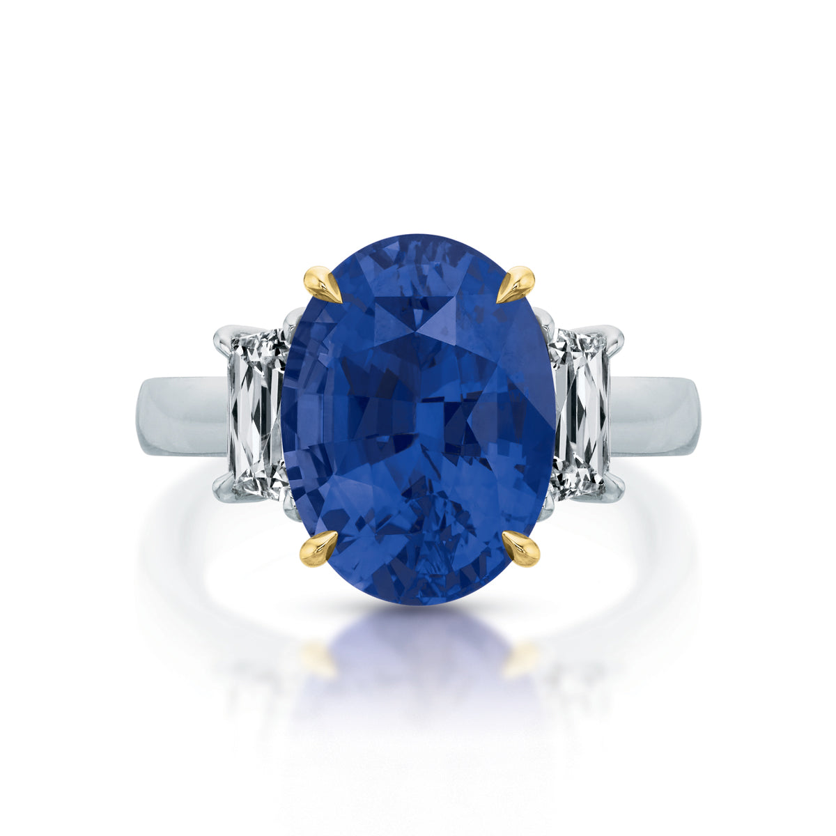 Lennon Sapphire Three Stone Ring