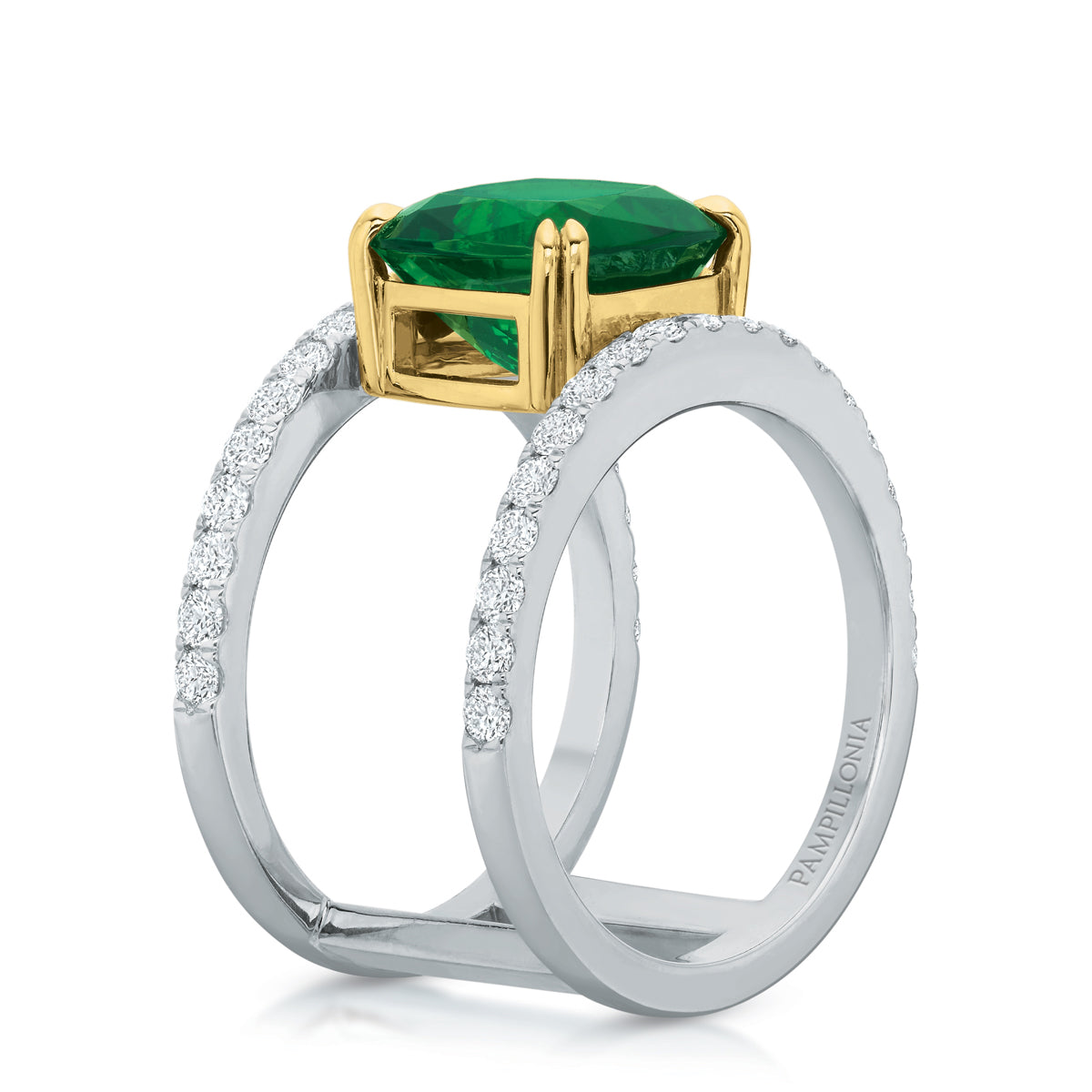 Lennon Tourmaline Double Band Ring