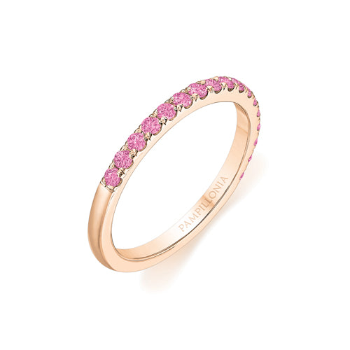 Lennon Pink Sapphire Band