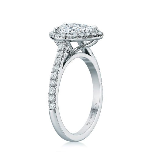 Kate 2.02 ct Pear Diamond Halo