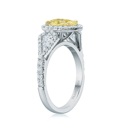 Kate Yellow Diamond Three-Stone