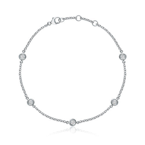 Signature Diamond Station Bracelet