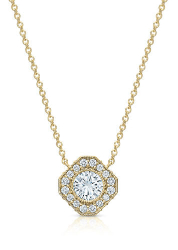 Holly Opulent 0.60 ct Round Diamond Pendant