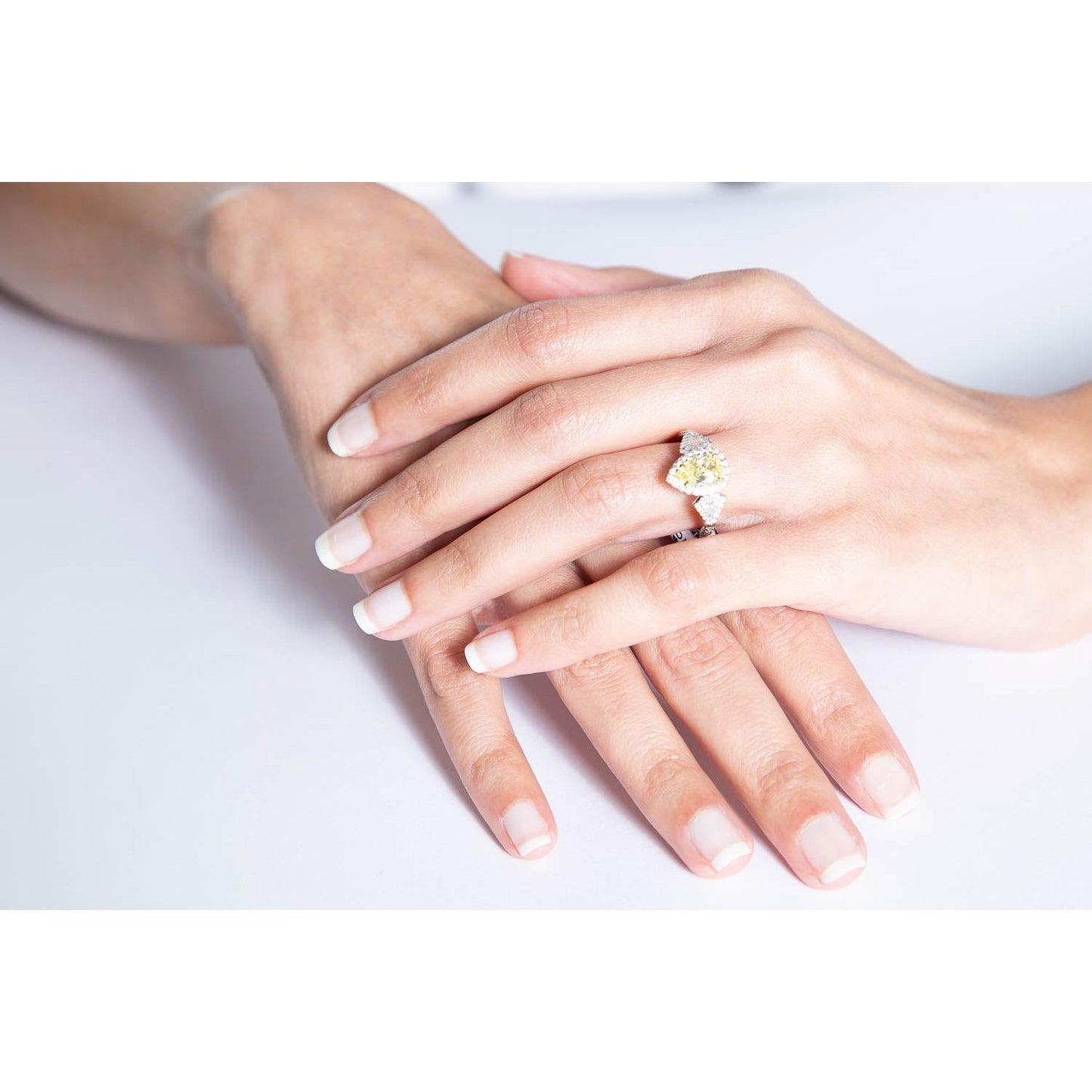 Kate Yellow Diamond Three-Stone