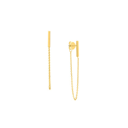 Front to Back Chain Earrings