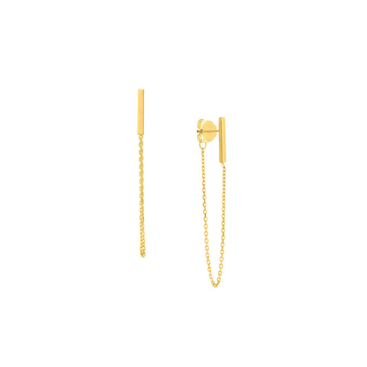Front to Back Chain Earrings