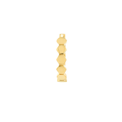 Honeycomb Huggie Earrings