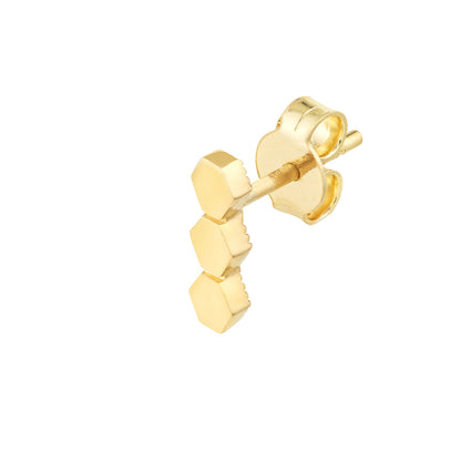 Honeycomb Stud Earrings