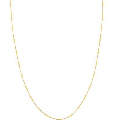 Bar Station Cable Necklace