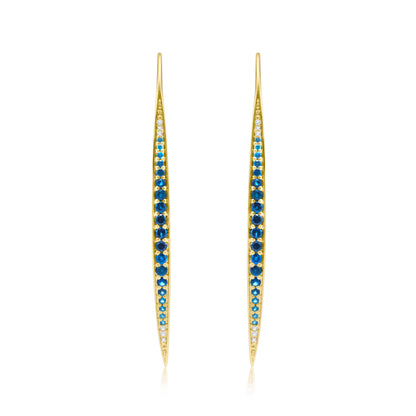 Ombre Sapphire Earrings