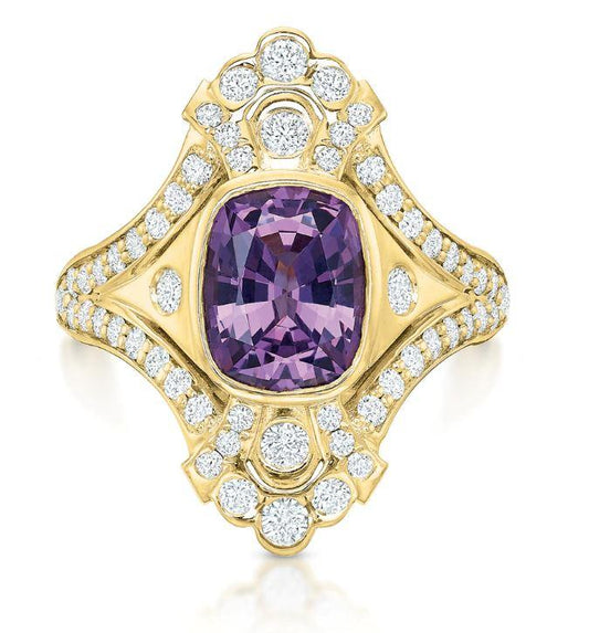 Holly Opulent Purple Spinel Ring