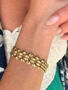 ESTATE 14k Yellow Gold Watch Link Bracelet