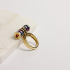 ESTATE Bellarri Mulit-gem & Diamond Spinning Ring