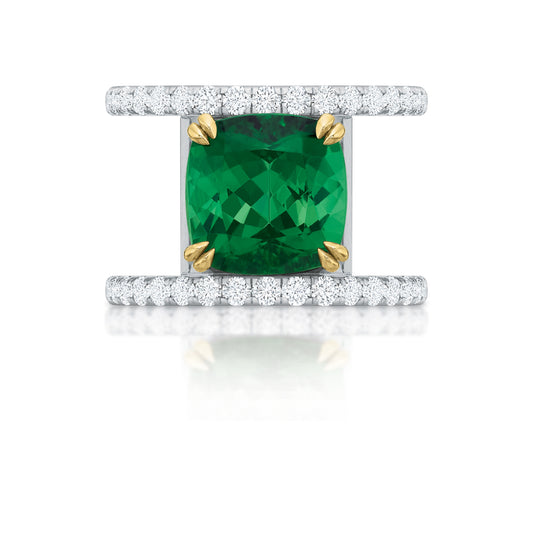 Lennon Tourmaline Double Band Ring