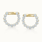 Diamond Spiral Earrings