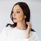 Diamond Spiral Earrings