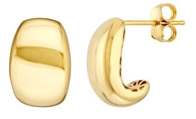 Dome Hoop Earrings