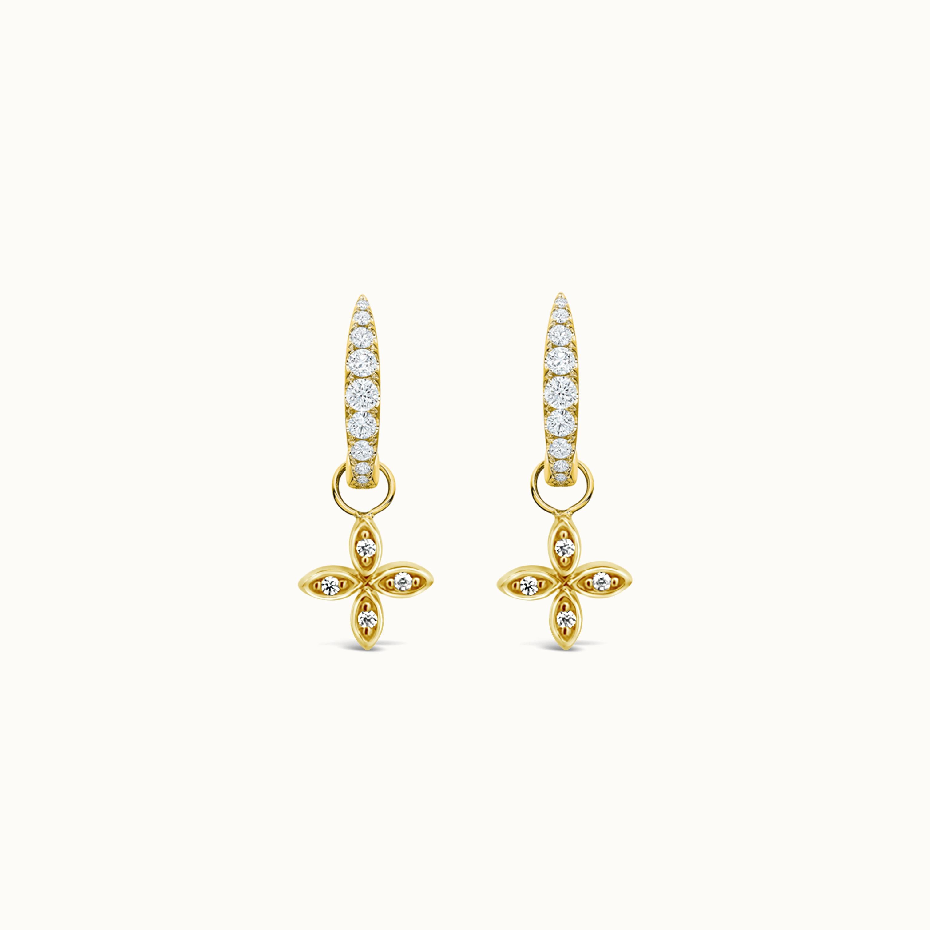 Sophia Floral Motif Earring Charm