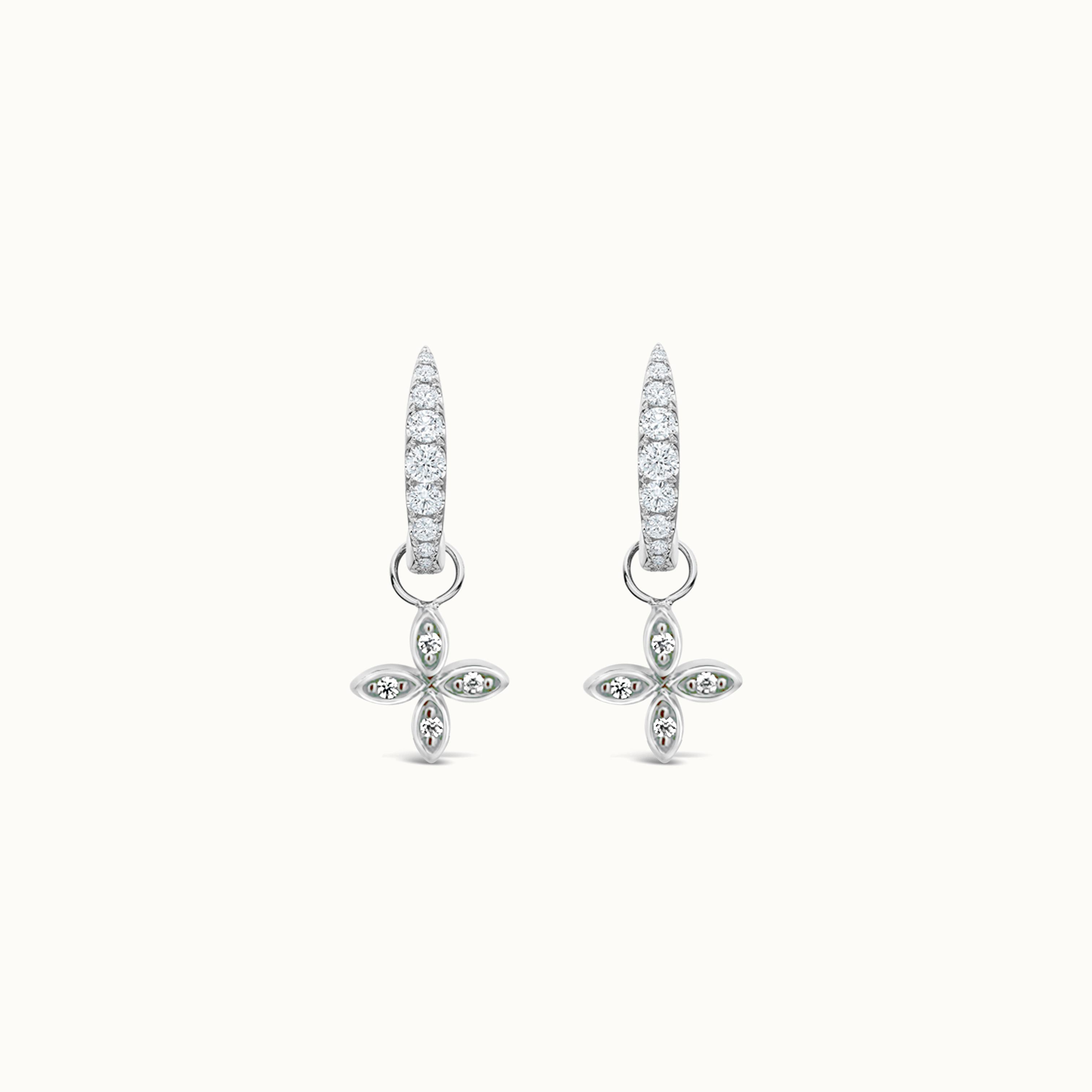 Sophia Floral Motif Earring Charm