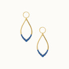 Drop Earring Charms Sapphire