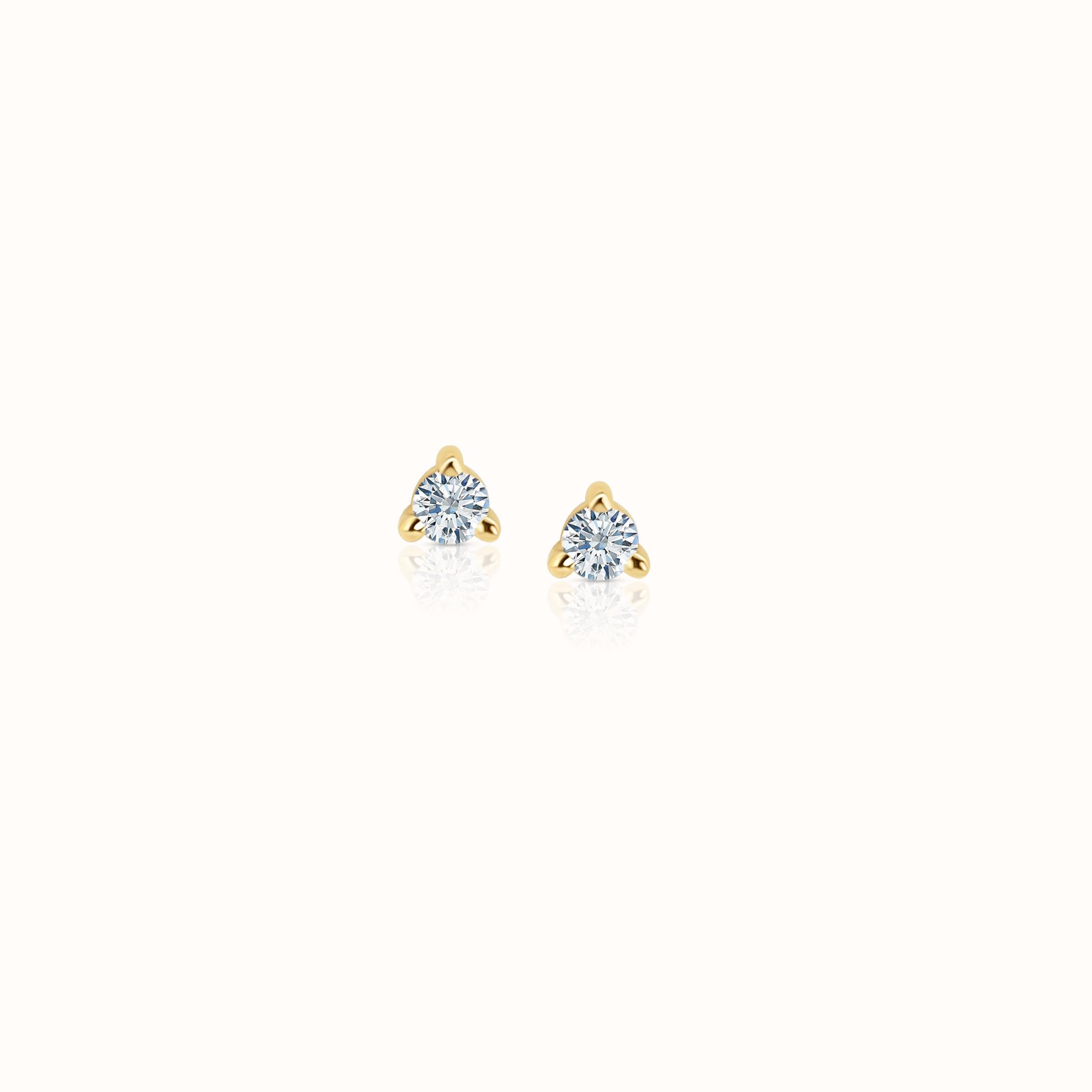 Petite Diamond Studs