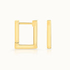 Rectuangular Hoop Earrings