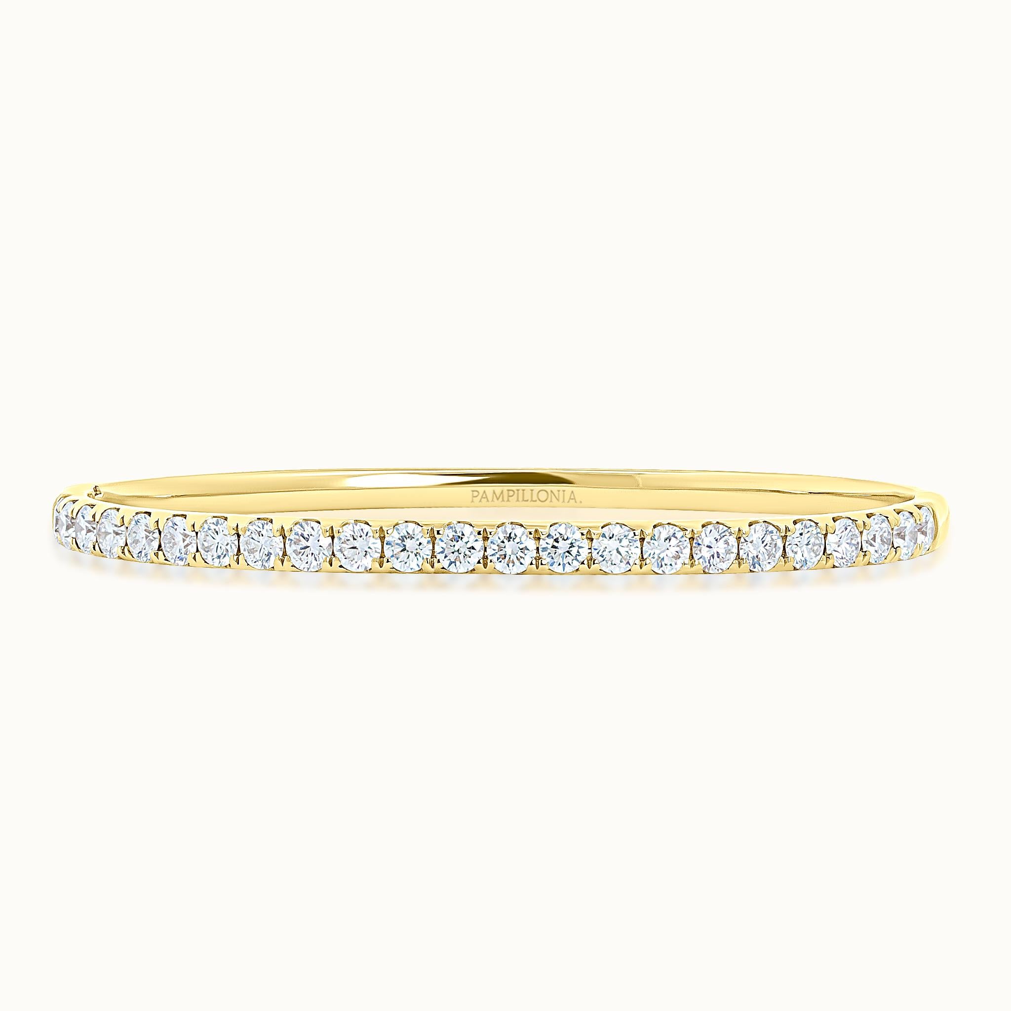 Diamond French Set Bangle
