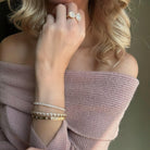 Diamond French Set Bangle